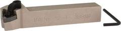 Iscar - MWLN, Right Hand Cut, 3/4" Shank Height x 3/4" Shank Width, Negative Rake Indexable Turning Toolholder - 4-1/2" OAL, WN..43. Insert Compatibility, Series Isoturn - Eagle Tool & Supply