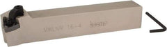 Iscar - MWLN, Right Hand Cut, 1" Shank Height x 1" Shank Width, Negative Rake Indexable Turning Toolholder - 6" OAL, WN..43. Insert Compatibility, Series Isoturn - Eagle Tool & Supply