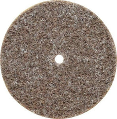 3M - 1-1/2" Diam, 1/8" Face Width, 1/8" Center Hole, Medium Grade, Aluminum Oxide Deburring Wheel - Unitized, Hard Density 7 Grade, 30,100 RPM - Eagle Tool & Supply