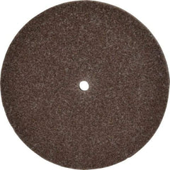 3M - 4" Diam, 1/4" Face Width, 1/4" Center Hole, Medium Grade, Aluminum Oxide Deburring Wheel - Unitized, Hard Density 7 Grade, 12,100 RPM - Eagle Tool & Supply