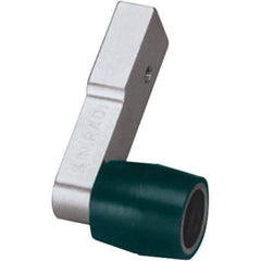 Dynabrade - 1" Wide Contact Arm - 18" Belt Length x 1" Belt Width, Flat, Urethane, 70" Contact Wheel Diam - Eagle Tool & Supply