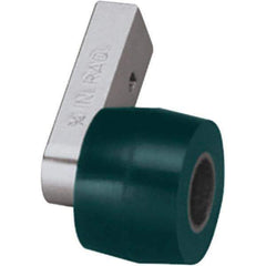 Dynabrade - 1" Wide Contact Arm - 18" Belt Length x 1" Belt Width, Flat, Urethane, 70" Contact Wheel Diam - Eagle Tool & Supply