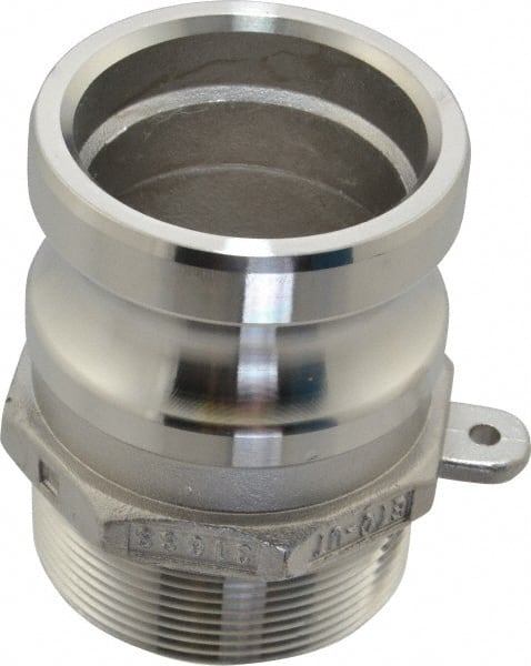 EVER-TITE Coupling Products - 2" x 2" Cam & Groove Male Adapter Male NPT Thread - Eagle Tool & Supply