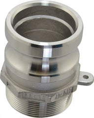 EVER-TITE Coupling Products - 2" x 2" Cam & Groove Male Adapter Male NPT Thread - Eagle Tool & Supply
