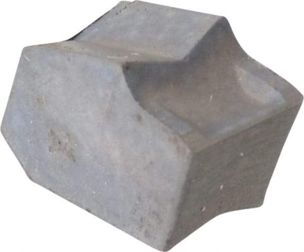 Hertel - MGTN6 HT25 Grade, 1/4" Cutting Width, Carbide Cutoff Insert - 0° Neutral Lead Angle, TiC/TiCN/TiN Coated - Eagle Tool & Supply