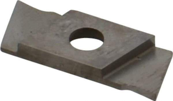 NIKCOLE MINI-SYSTEMS - GIE1 0.0394" Cutting Width, Carbide Cutoff Insert - 7° Left Hand Lead Angle, TiN Coated - Eagle Tool & Supply