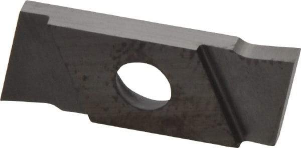 NIKCOLE MINI-SYSTEMS - GIE1.5 0.0591" Cutting Width, Carbide Cutoff Insert - 0° Neutral Lead Angle, TiN Coated - Eagle Tool & Supply