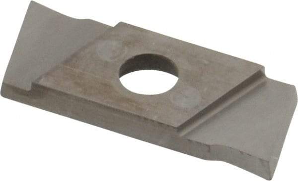 NIKCOLE MINI-SYSTEMS - GIE1.5 0.0591" Cutting Width, Carbide Cutoff Insert - 7° Right Hand Lead Angle, TiN Coated - Eagle Tool & Supply