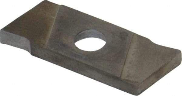 NIKCOLE MINI-SYSTEMS - GIE2 0.0787" Cutting Width, Carbide Cutoff Insert - 0° Neutral Lead Angle, TiN Coated - Eagle Tool & Supply