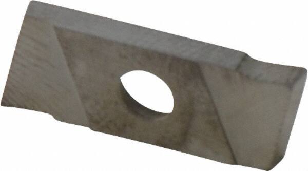 NIKCOLE MINI-SYSTEMS - GIE2 0.0787" Cutting Width, Carbide Cutoff Insert - 7° Left Hand Lead Angle, TiN Coated - Eagle Tool & Supply