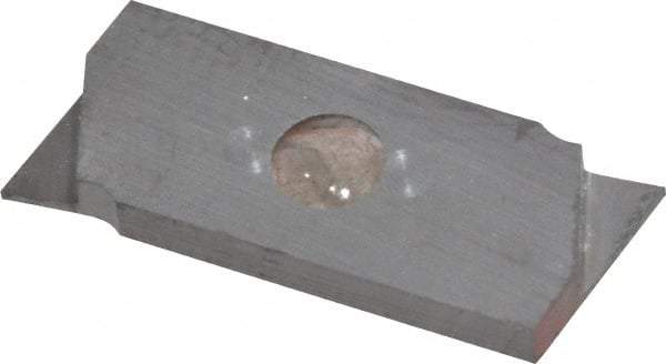 NIKCOLE MINI-SYSTEMS - GIE 0.5mm Cutting Width Carbide Grooving Insert - 2.54mm Max Depth of Cut, Right Hand - Eagle Tool & Supply