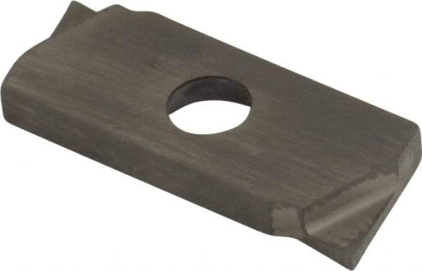 NIKCOLE MINI-SYSTEMS - GIE 0.8mm Cutting Width Carbide Grooving Insert - 2.54mm Max Depth of Cut, Left Hand - Eagle Tool & Supply