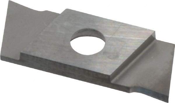 NIKCOLE MINI-SYSTEMS - GIE 1.1mm Cutting Width Carbide Grooving Insert - 6mm Max Depth of Cut, Left Hand - Eagle Tool & Supply