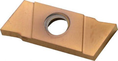 NIKCOLE MINI-SYSTEMS - GIE 1.85mm Cutting Width Carbide Grooving Insert - 6mm Max Depth of Cut, Right Hand, TiN Finish - Eagle Tool & Supply