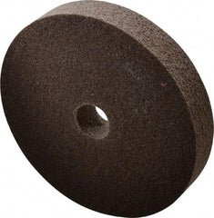 3M - 6" Diam, 1" Face Width, 1" Center Hole, Medium Grade, Aluminum Oxide Deburring Wheel - Unitized, Hard Density 8 Grade, 7,500 RPM - Eagle Tool & Supply