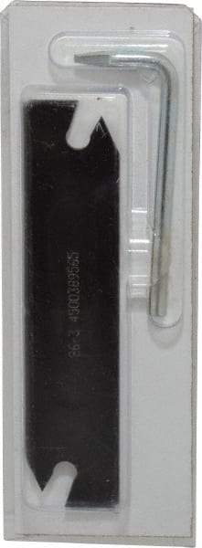 Hertel - 1.02" Blade Height, 3/32" Blade Width, 4.33" OAL, Right Hand Cut, Single End Indexable Cut-Off Blade - MGIH Blade - Eagle Tool & Supply