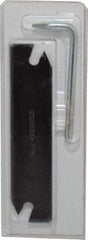 Hertel - 1.02" Blade Height, 3/32" Blade Width, 4.33" OAL, Right Hand Cut, Single End Indexable Cut-Off Blade - MGIH Blade - Eagle Tool & Supply
