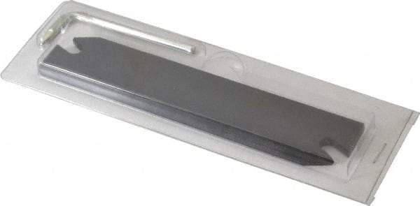 Hertel - 1-1/4" Blade Height, 0.203" Blade Width, 5.9" OAL, Right Hand Cut, Single End Indexable Cut-Off Blade - MGIH Blade - Eagle Tool & Supply