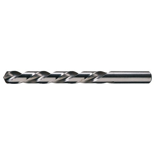 #13 LHS / LHC HSS 118 Degree Radial Point Left Hand Helix Jobber Drill - Bright - Exact Industrial Supply