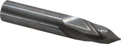 Melin Tool - 16mm Diam, 32mm LOC, 2 Flute, 90° Point Angle, Solid Carbide Drill Mill - Uncoated, 3-1/2" OAL, 16mm Shank Diam - Eagle Tool & Supply