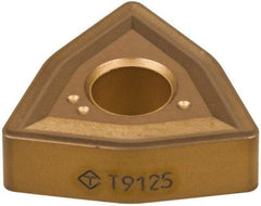 Tungaloy - WNMA431 Grade T5105 Carbide Turning Insert - TiCN/Al2O3 Finish, 80° Trigon, 1/2" Inscr Circle, 3/16" Thick, 1/64" Corner Radius - Eagle Tool & Supply