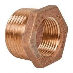 Legend Valve - Class 125, 1" Internal Pipe, Bronze Hex Bushing - MNPT x FNPT - Eagle Tool & Supply