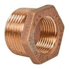 Legend Valve - Class 125, 1" Internal Pipe, Bronze Hex Bushing - MNPT x FNPT - Eagle Tool & Supply