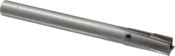 Made in USA - 7/16" Diam, 3/8" Shank, Diam, 3 Flutes, Straight Shank, Interchangeable Pilot Counterbore - Eagle Tool & Supply