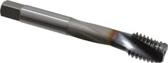 OSG - 1/2-13 UNC 3 Flute 2B Modified Bottoming Spiral Flute Tap - Powdered Metal, TiCN Finish, 3-3/8" OAL, Right Hand Flute, Right Hand Thread, H5, Series EXOTAP - Eagle Tool & Supply