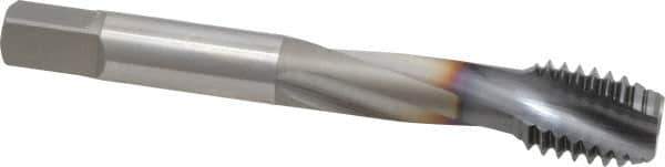 OSG - 1/2-13 UNC 3 Flute 3B Modified Bottoming Spiral Flute Tap - Powdered Metal, TiCN Finish, 3-3/8" OAL, Right Hand Flute, Right Hand Thread, H3, Series EXOTAP - Eagle Tool & Supply
