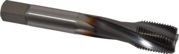 OSG - 5/8-18 UNF 4 Flute 3B Modified Bottoming Spiral Flute Tap - Powdered Metal, TiCN Finish, 3-13/16" OAL, Right Hand Flute, Right Hand Thread, H3, Series EXOTAP - Eagle Tool & Supply