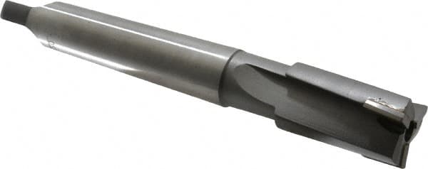 Made in USA - 7/8" Diam, 3 Flutes, Morse Taper Shank, Interchangeable Pilot Counterbore - Eagle Tool & Supply