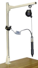 Qualtech - 3 to 5 Lbs. Holding Capacity, Swing Jib Kit - 36 Inch Long, 1.52 m High, Column Mount, Tool Balancer Included - Eagle Tool & Supply