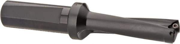 Kyocera - 2.06" Max Drill Depth, 3xD, 11/16" Diam, Indexable Insert Drill - 2 Inserts, 3/4" Shank Diam, Whistle Notch Shank - Eagle Tool & Supply