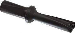 Kyocera - 2.81" Max Drill Depth, 3xD, 15/16" Diam, Indexable Insert Drill - 2 Inserts, 1" Shank Diam, Whistle Notch Shank - Eagle Tool & Supply