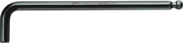 Wera - 1/2" Hex, Long Arm, Hex Key - 224mm OAL, Inch System of Measurement - Eagle Tool & Supply