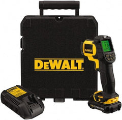 DeWALT - -29 to 500°C (-20 to 932°F) Infrared Thermometer - 12:1 Distance to Spot Ratio - Eagle Tool & Supply