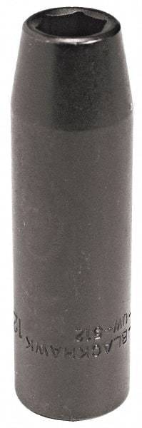 Blackhawk by Proto - 1/2" Drive 10mm Deep Impact Socket - 6 Points, 3-7/32" OAL - Eagle Tool & Supply