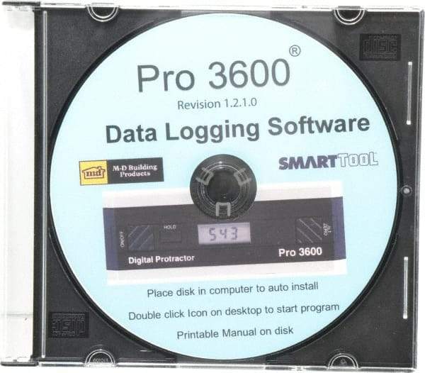 SPI - Pro 3600 Data Logger Level Software - Use With Pro 3600 Digital Levels - Eagle Tool & Supply