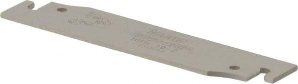 Iscar - 3/4" Blade Height, 1/16" Blade Width, 3.386" OAL, Neutral Cut, Single End Indexable Cut-Off Blade - TGFH Blade, Tang-Grip Series - Eagle Tool & Supply