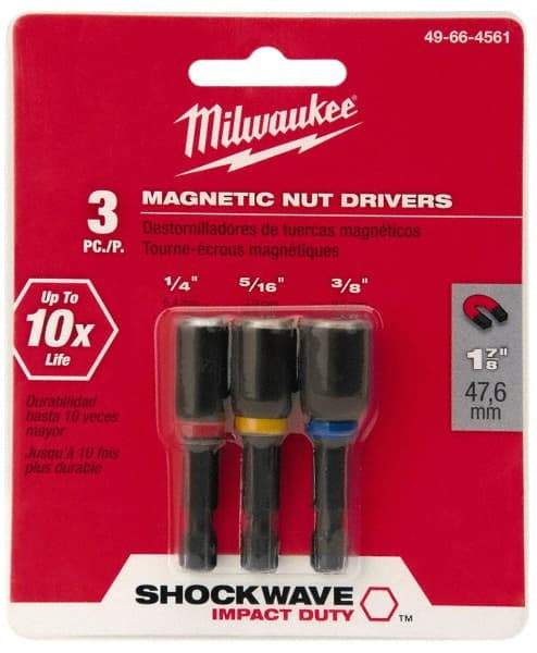 Milwaukee Tool - Nut Driver Bit Set - 1/4" Hex Drive - Eagle Tool & Supply