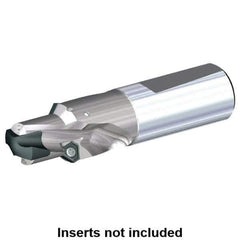 Kennametal - 22.01 to 24mm Diam, 1xD, 24mm Max Depth, 63/64" Shank Diam, 122.55mm OAL, Replaceable Tip Drill - KSEM2201, TPGX 1303ZPR Insert, 4 Seat Size, KSEM Toolholder, Series KSEM Chamfer - Eagle Tool & Supply