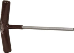Paramount - 7/32" Hex, T-Handle Cushion Grip, Hex Key - 6" OAL, Steel, Inch System of Measurement - Eagle Tool & Supply