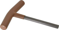 Paramount - 10mm Hex, T-Handle Cushion Grip, Hex Key - 6" OAL, Steel, Metric System of Measurement - Eagle Tool & Supply
