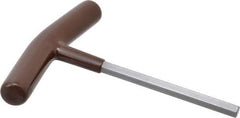Paramount - 5/16" Hex, T-Handle Cushion Grip, Hex Key - 6" OAL, Steel, Inch System of Measurement - Eagle Tool & Supply