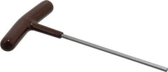 Paramount - 9/64" Hex, T-Handle Cushion Grip, Hex Key - 6" OAL, Steel, Inch System of Measurement - Eagle Tool & Supply