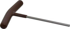 Paramount - 3/16" Hex, T-Handle Cushion Grip, Hex Key - 6" OAL, Steel, Inch System of Measurement - Eagle Tool & Supply