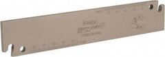 Iscar - 1.378" Blade Height, 0.205" Blade Width, 7.087" OAL, Neutral Cut, Single End Indexable Cut-Off Blade - TGSU Blade, Tang-GripIQ Series - Eagle Tool & Supply