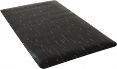 PRO-SAFE - 5' Long x 3' Wide, Dry Environment, Anti-Fatigue Matting - Black Marbleized, Vinyl with Vinyl Sponge Base - Eagle Tool & Supply