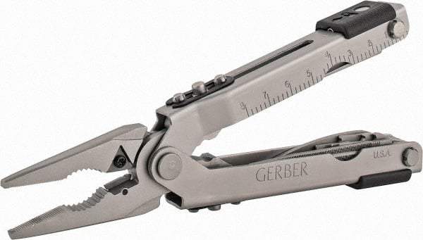 Gerber - 14 Piece, Multi-Tool Set - 6-5/8" OAL, 4-59/64" Closed Length - Eagle Tool & Supply